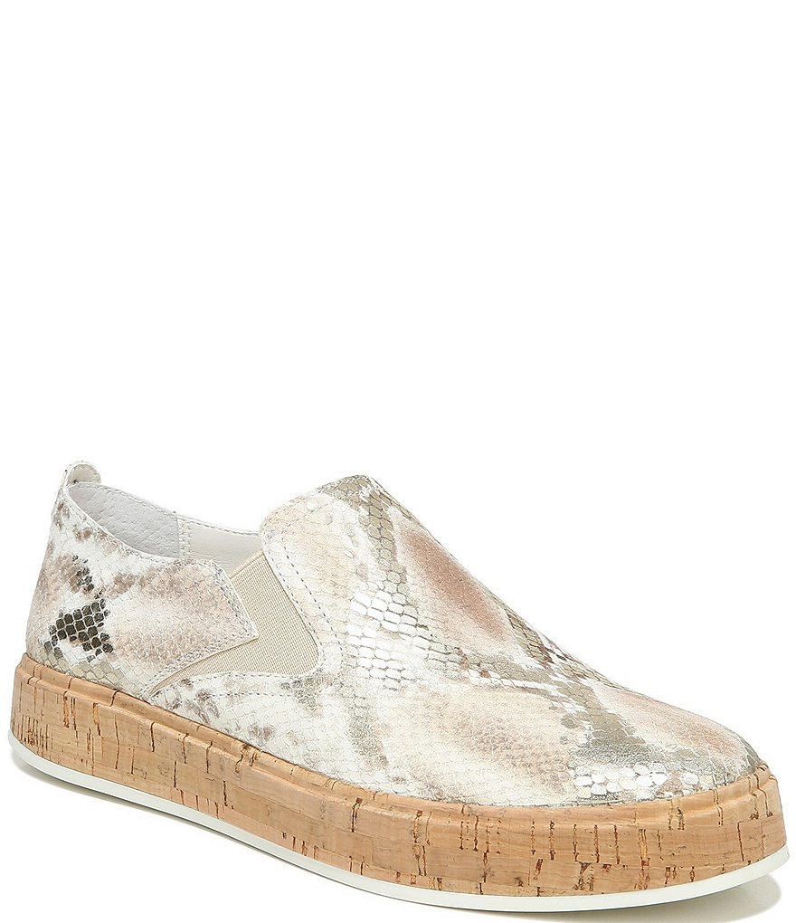 Sarto By Franco Sarto Daine Metallic Snake Leather Sneakers