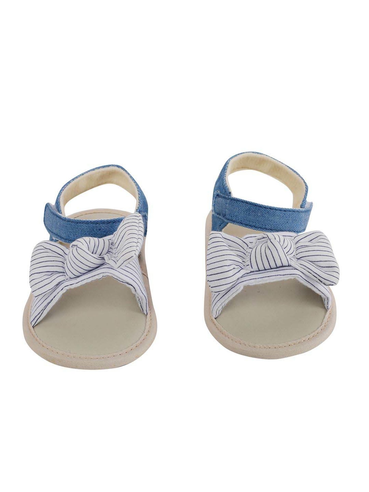 Baby Moo Kids Blue & White Casual Sandals