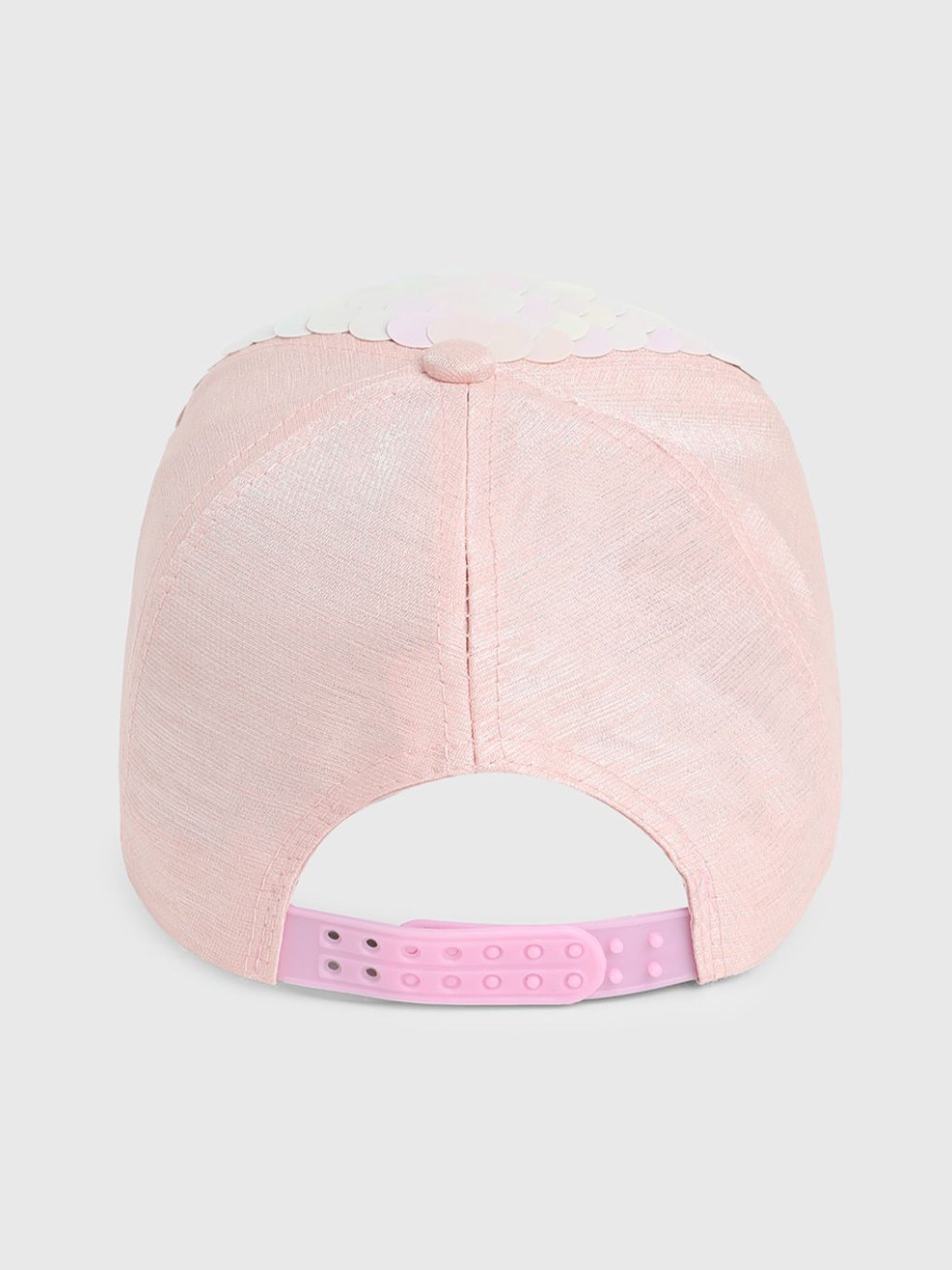 HauteSauce Pink Embellished Baseball Cap