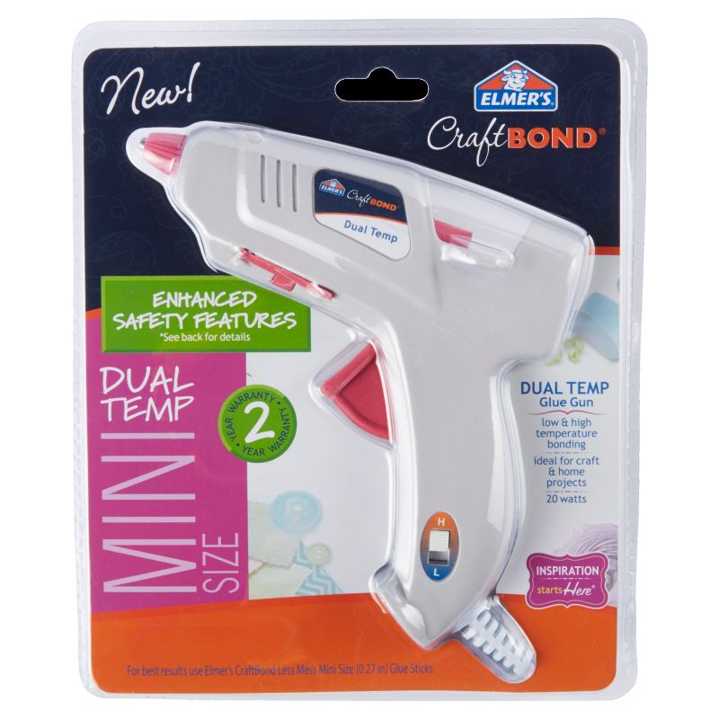 Elmer's Craft Bond Mini Glue Gun Dual-Temp