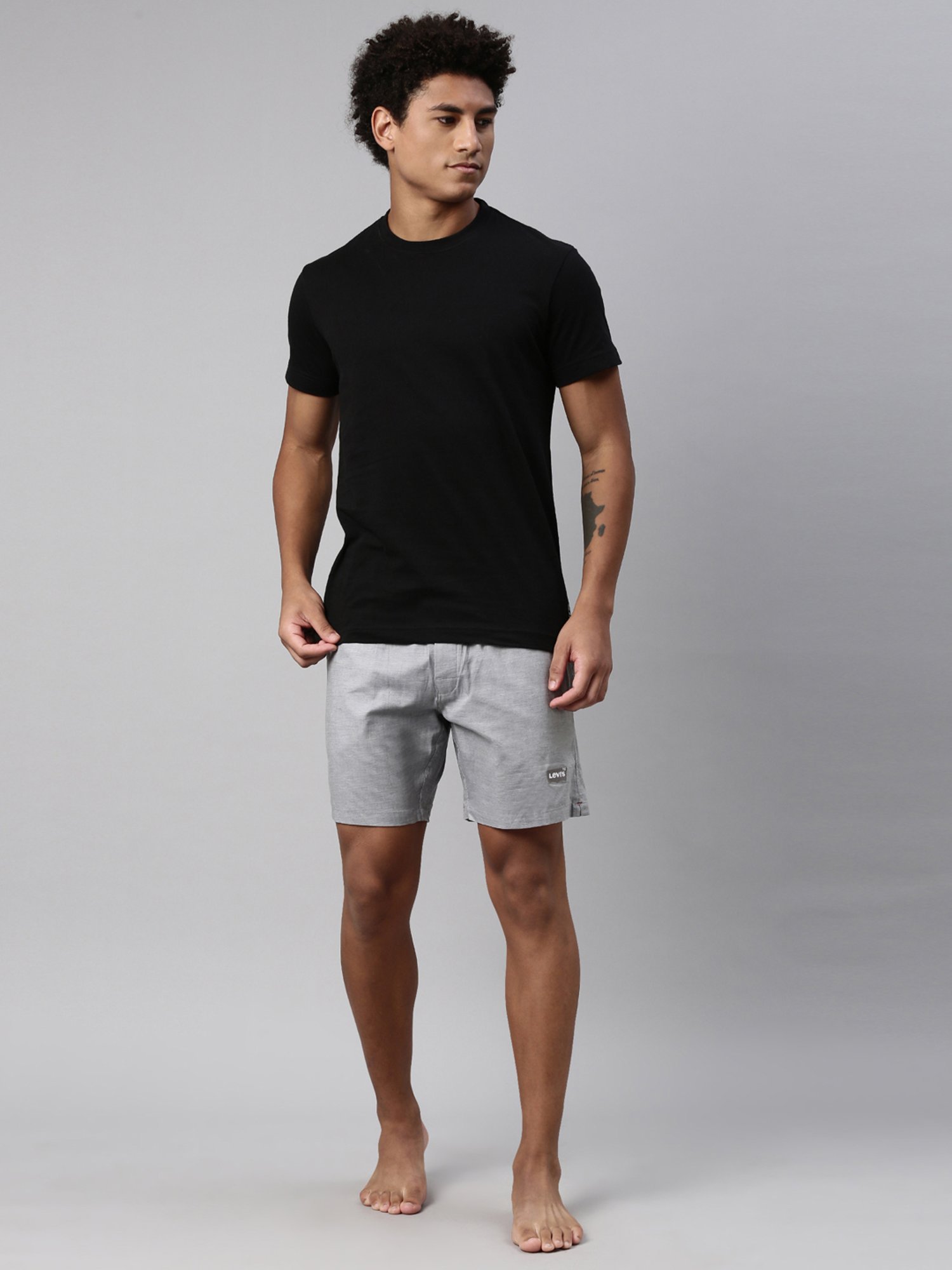 Levi's Grey Cotton Regular Fit Boxers