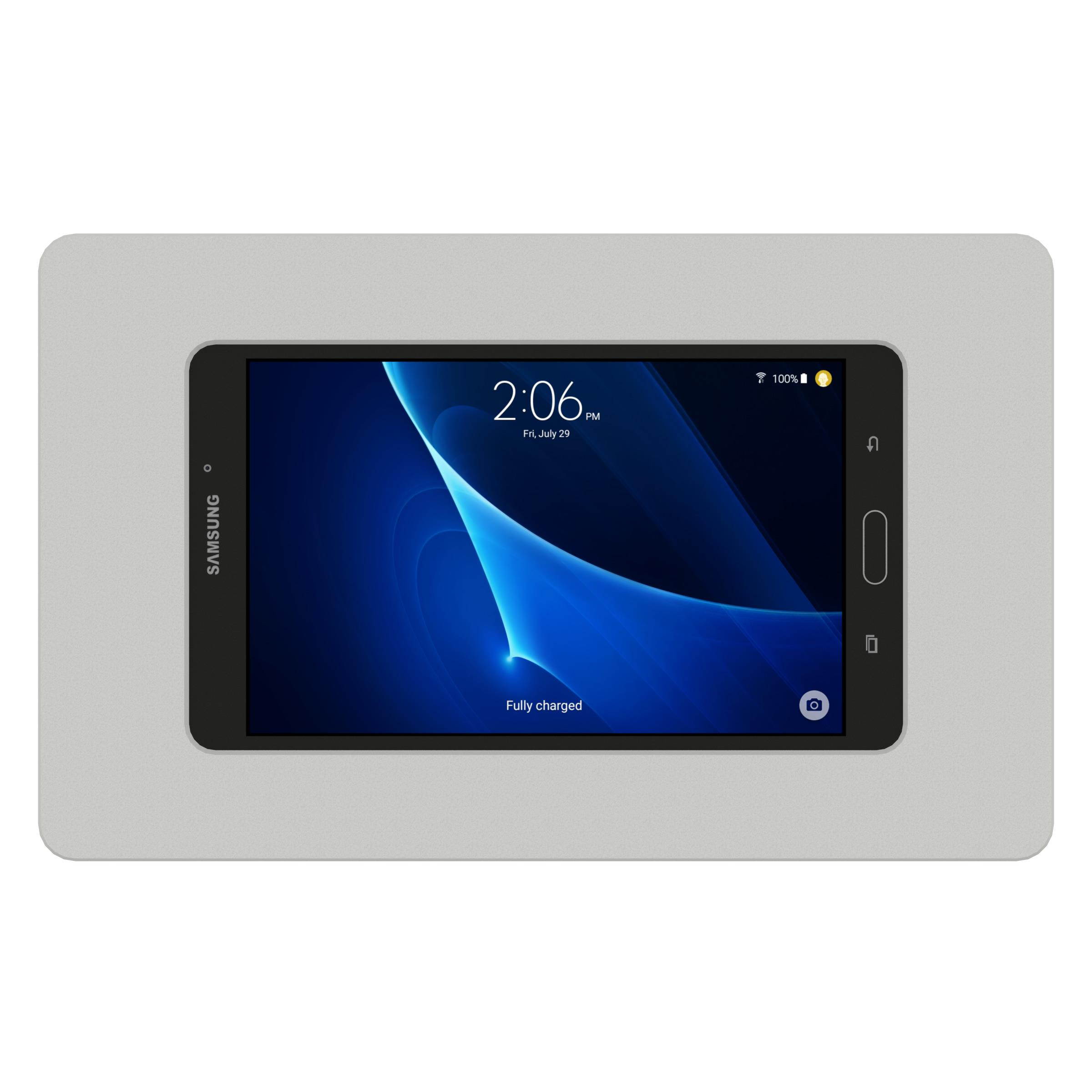 VidaMount Light Grey VESA Enclosure compatible with Samsung Galaxy Tab A 7.0