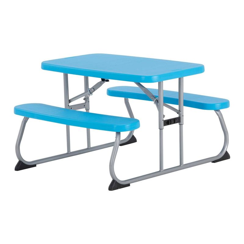 Kids Rectangle Patio Picnic Table Blue - Lifetime
