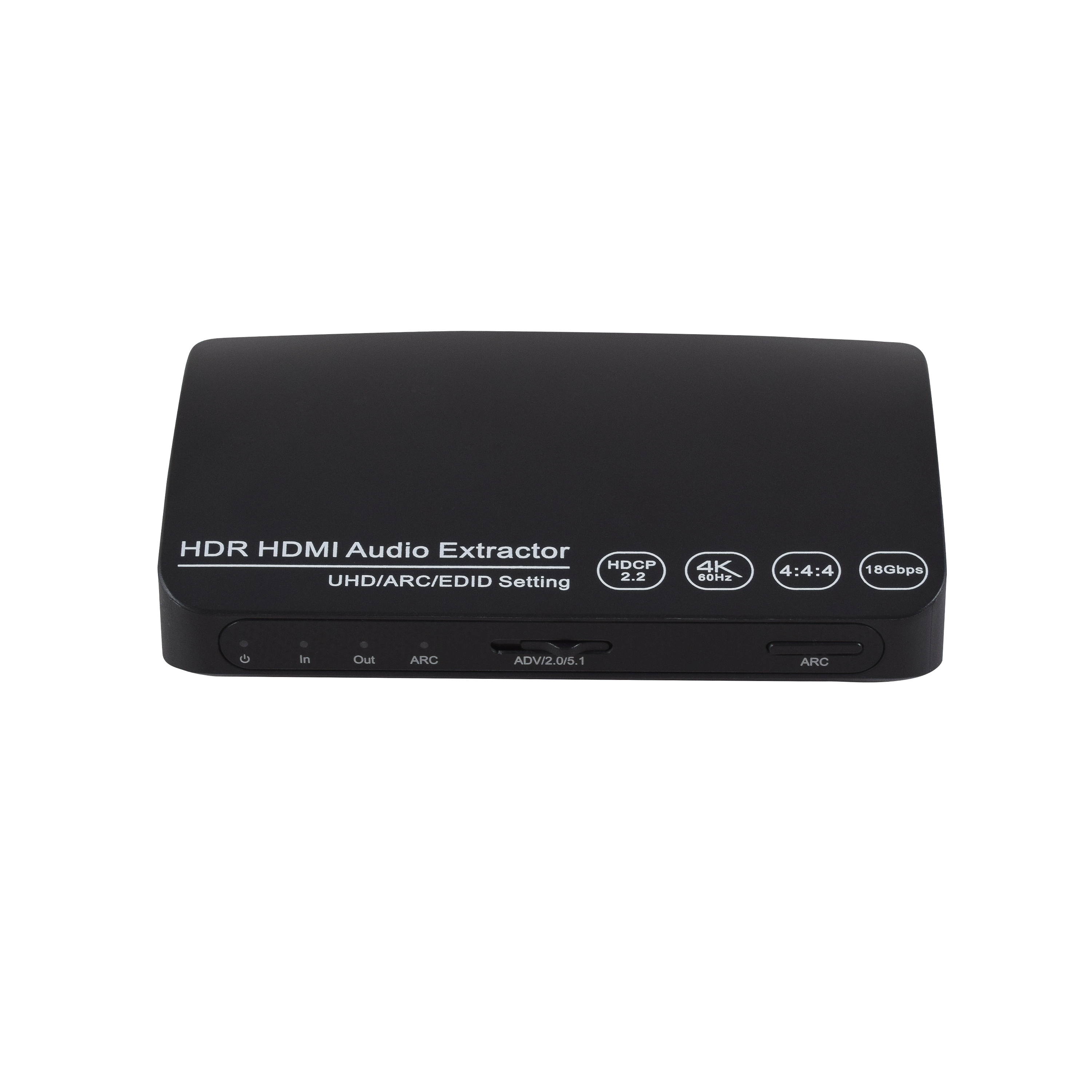 HDMI2.0 4K/60HZ HDR HDCP2.2 4:4:4 18Gbps HDR HDMI Audio Extractor
