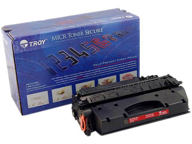Troy 02-81501-001 High Yield MICR Secure Toner Cartridge (Alternative for HP 05X/CE505X) - Black
