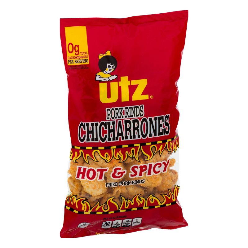 Utz Hot & Spicy Pork Rind - 5oz
