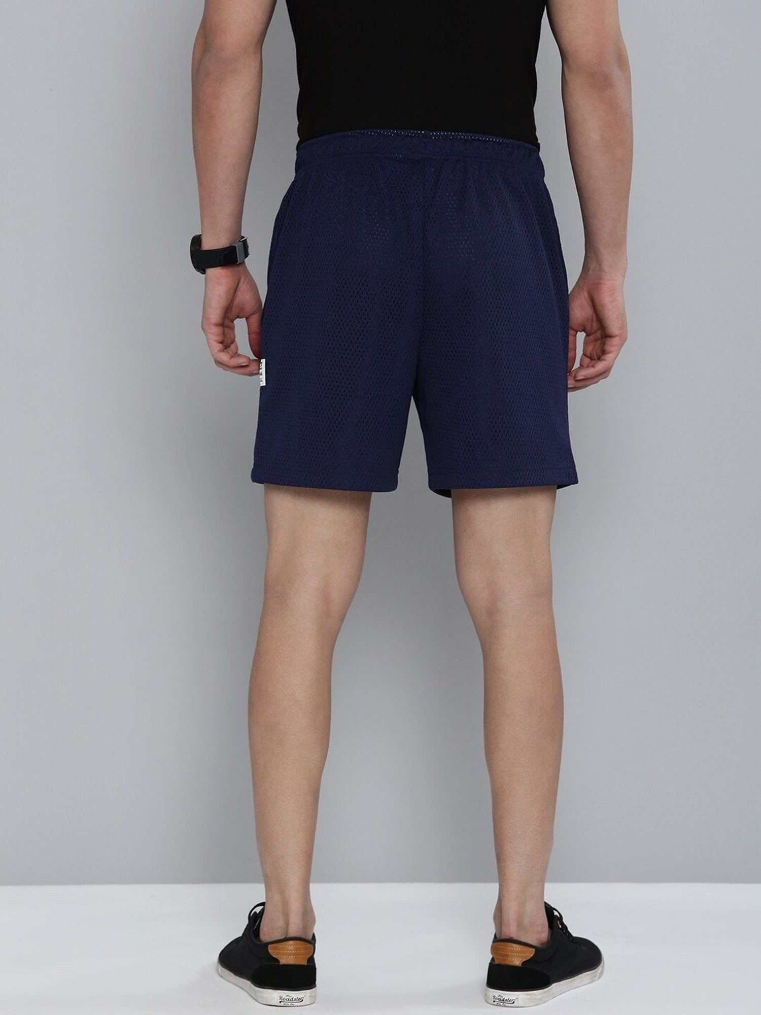 Levi's Blue Regular Fit Self Pattern Shorts