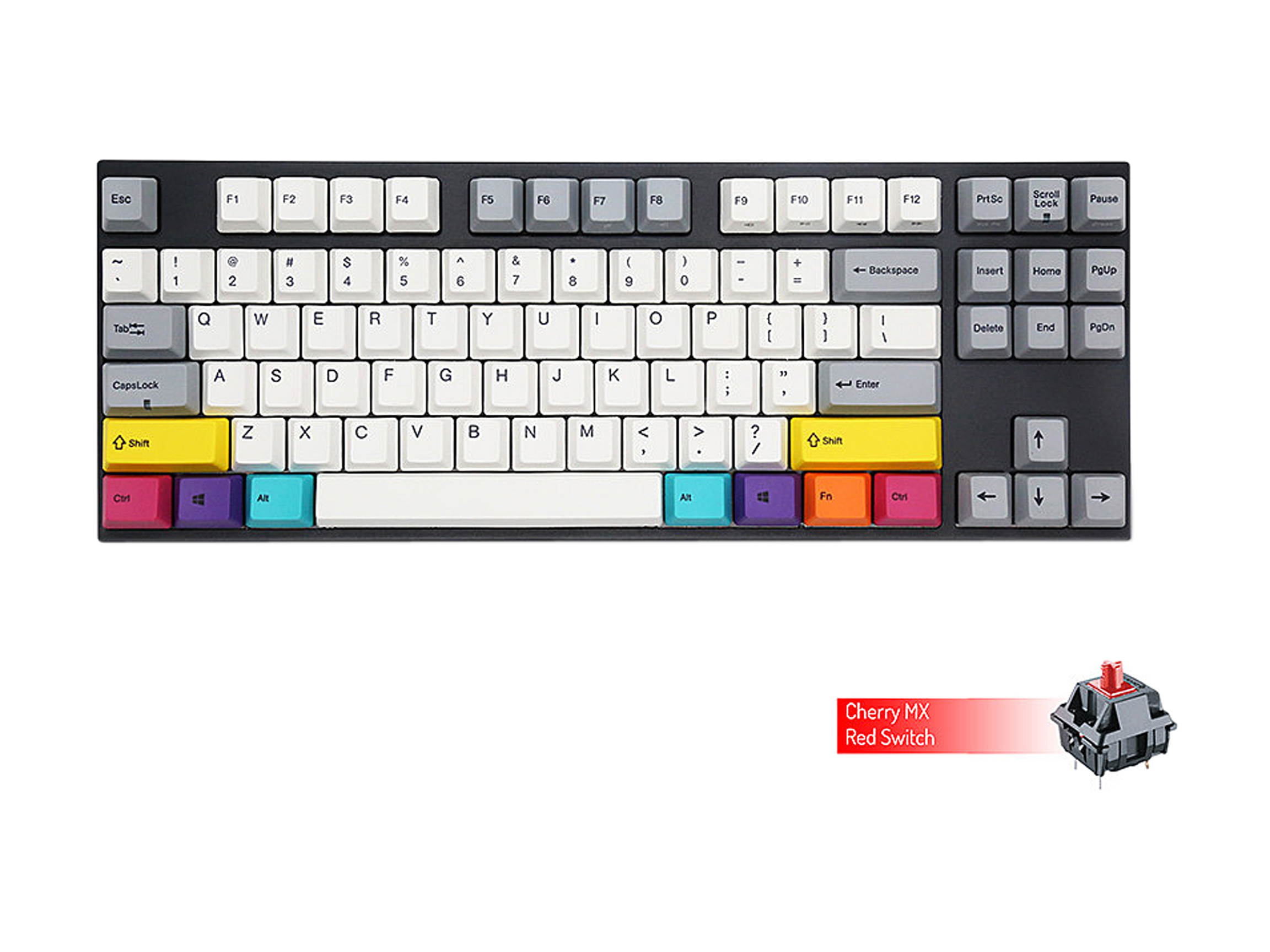 Varmilo CMYK VA87MR2W/LLK12W Wired Keyboard