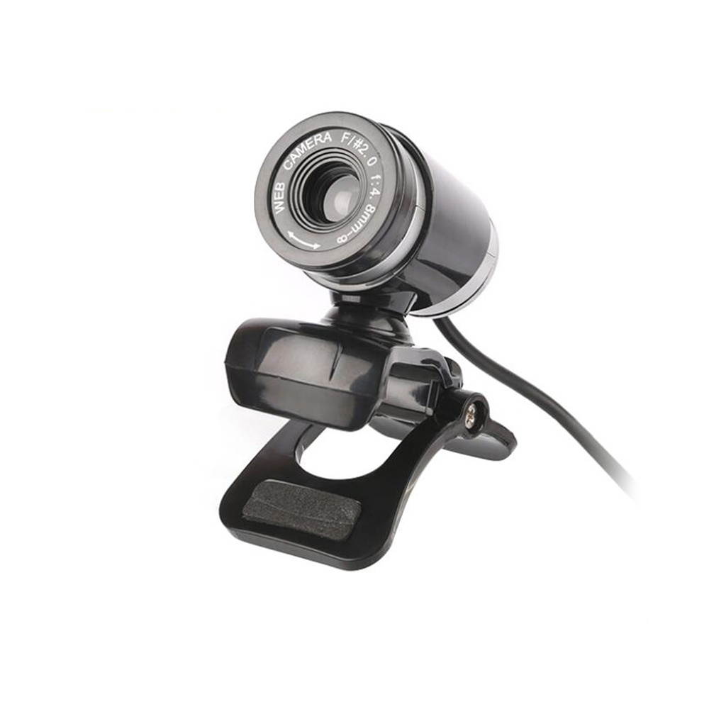 USB Webcam High-definition Web Camera with Clip-on Base Built-in Microphone USB2.0 Web Cam for Computer PC Laptop