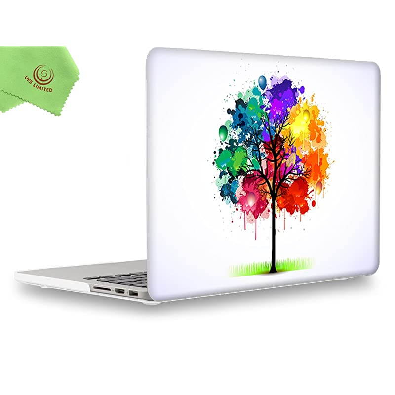 Matte Hard Shell Case for MacBook Pro Retina 15 inch Mid 201220132014Mid 2015 Model A1398 No CDROM No Touch Bar Colorful Tree