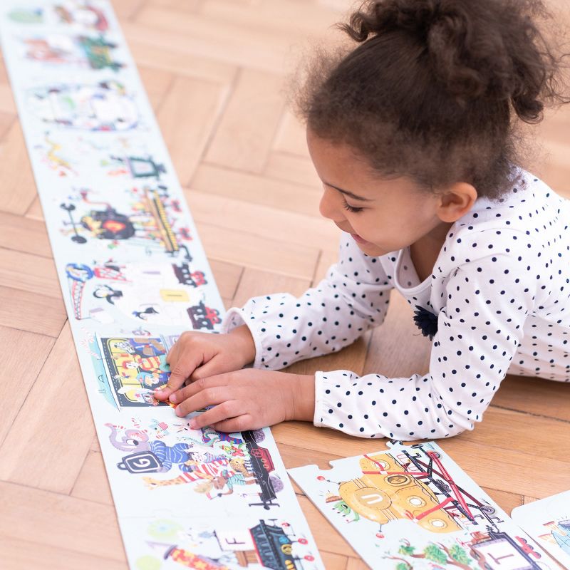 Banana Panda Suuuper Size Alphabet Train 54 Piece Floor Puzzle - Over 11 Feet Long