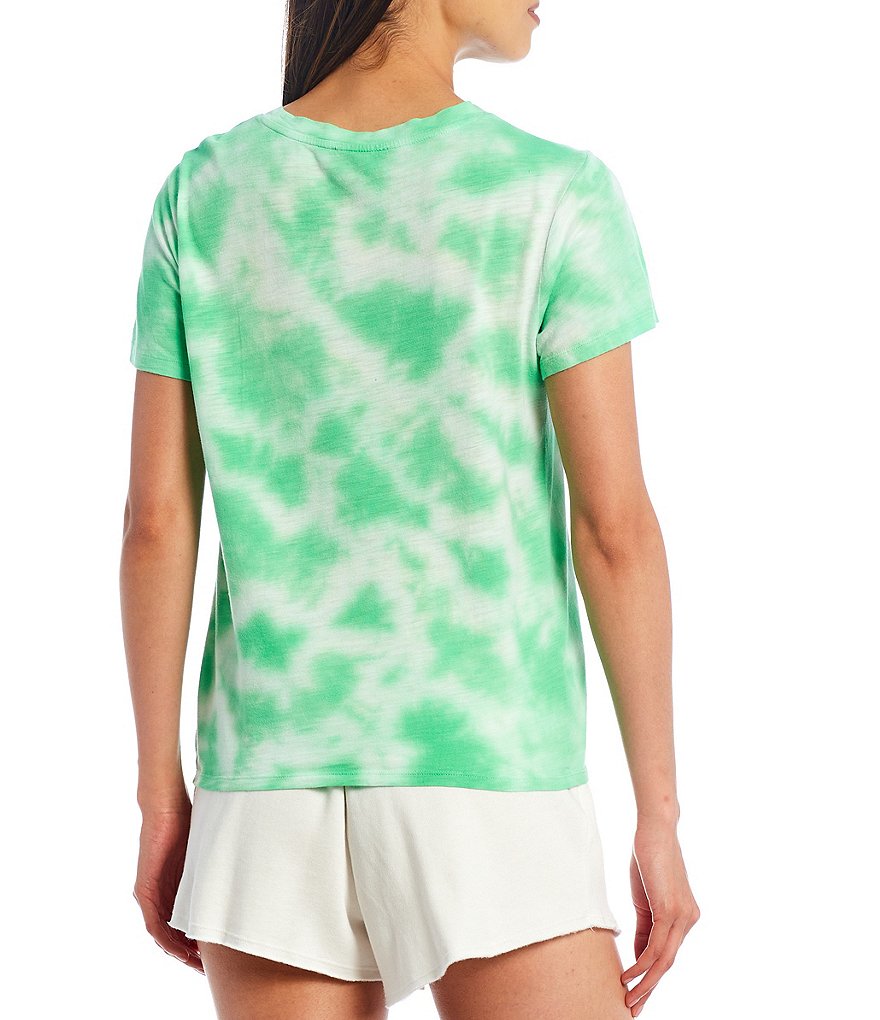 Sanctuary Tie Dye Perfect Knot Crew Neck Short Sleeve Tee