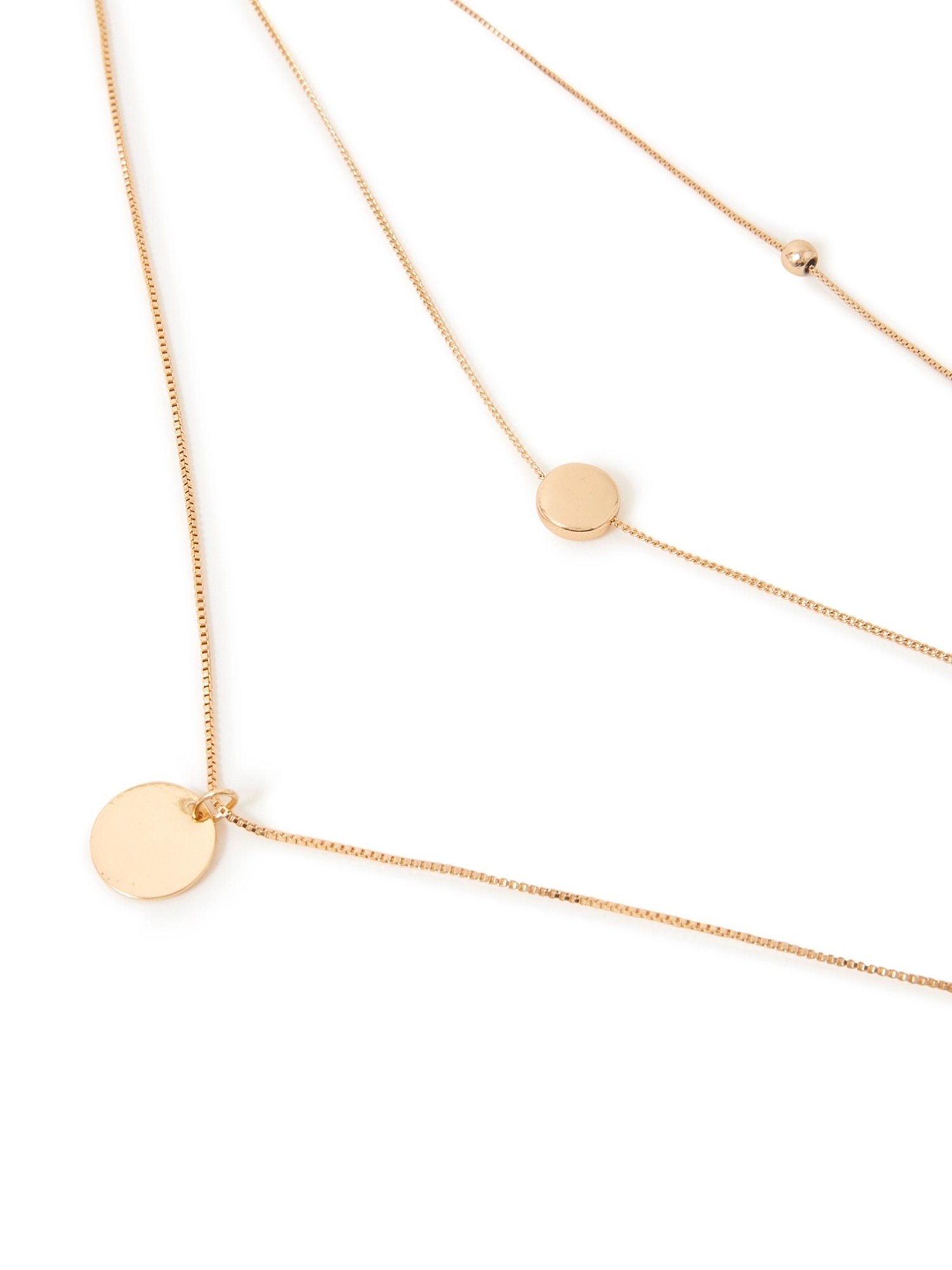 ToniQ Gold-Plated White Baroque Choker Necklace for Women