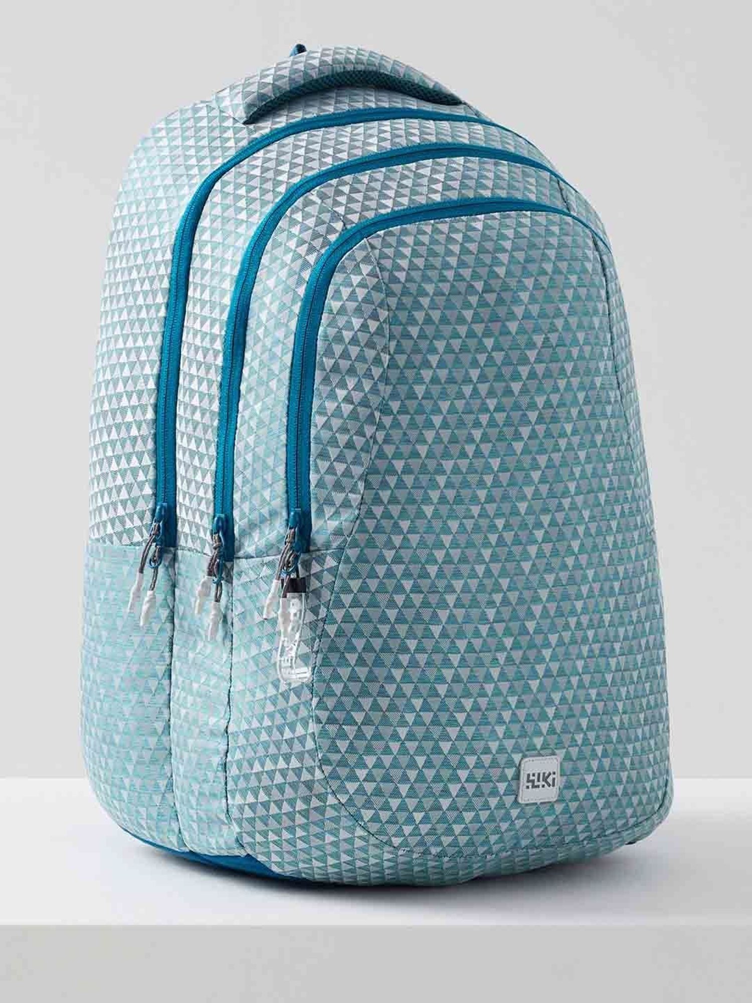 Wiki Back to School 6 Blue Polyester Printed Backpack - 47 Ltrs
