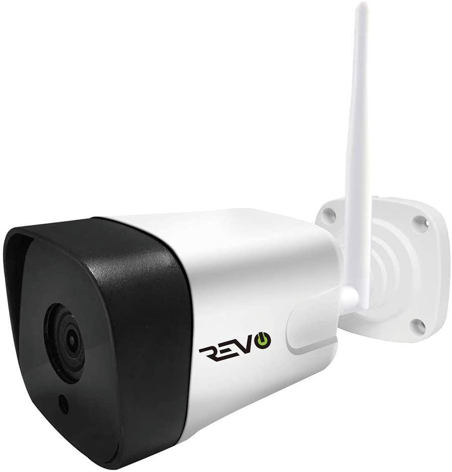 REVO America Wireless 4CH. Security System - 1TB HDD Full-HD Wi-Fi NVR, 4 x 720P Indoor/Outdoor Bullet Cameras - Remote Access Via Smart Phone, Tablet and Pc