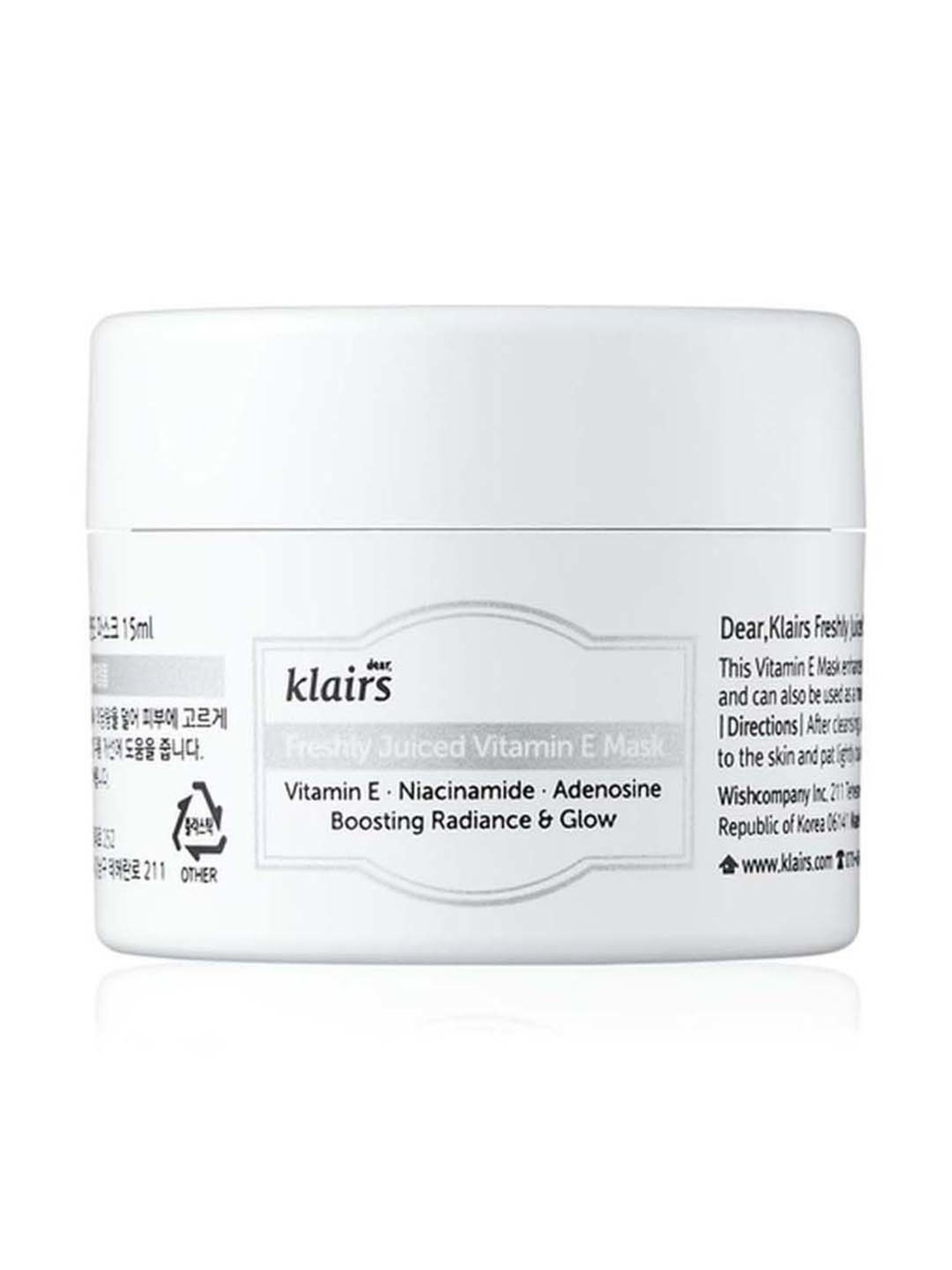 Dear Klairs Freshly Juiced Vitamin E Mask - 15 ml
