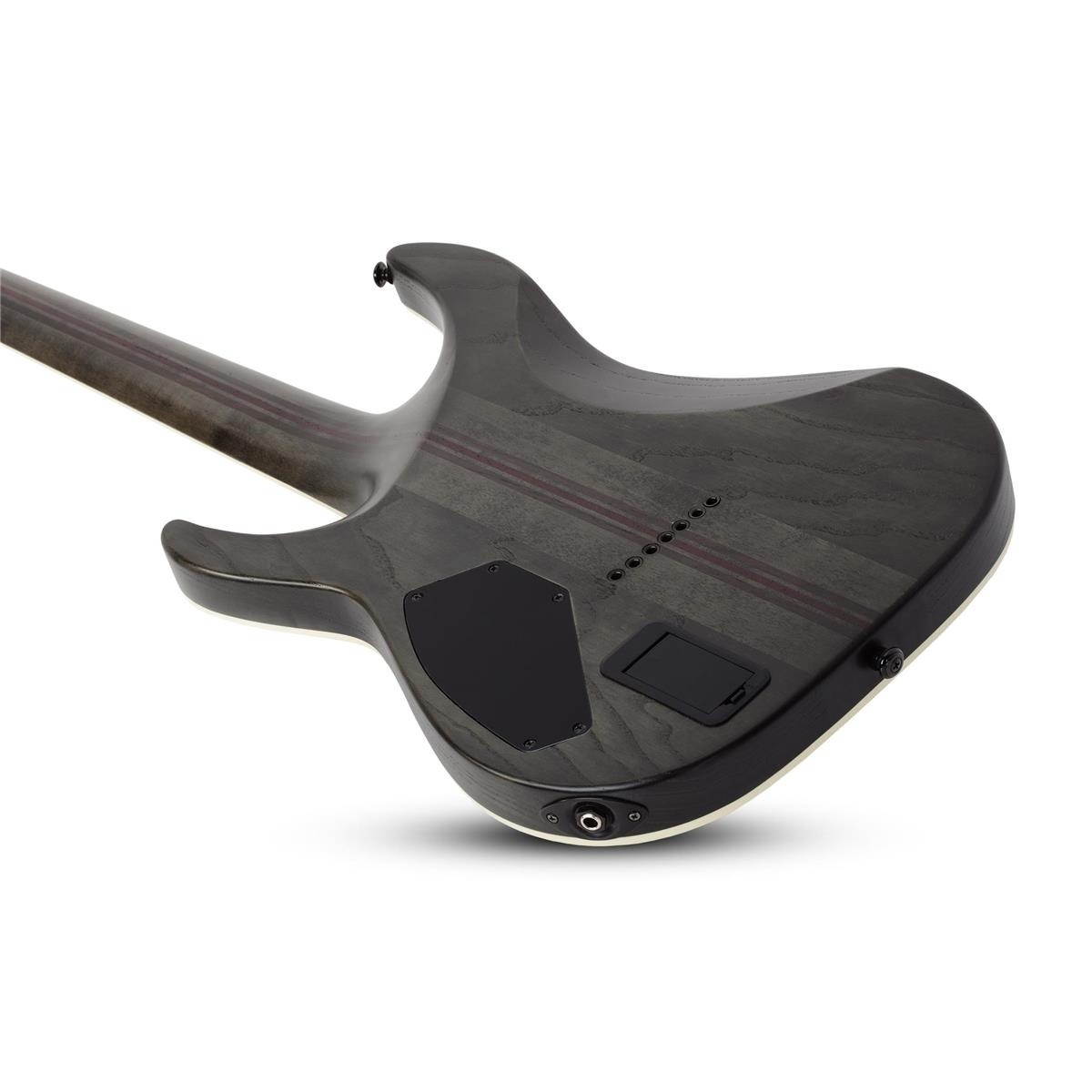 Schecter C-7 SLS Evil Twin 7-String Electric Guitar, Satin Black #1349