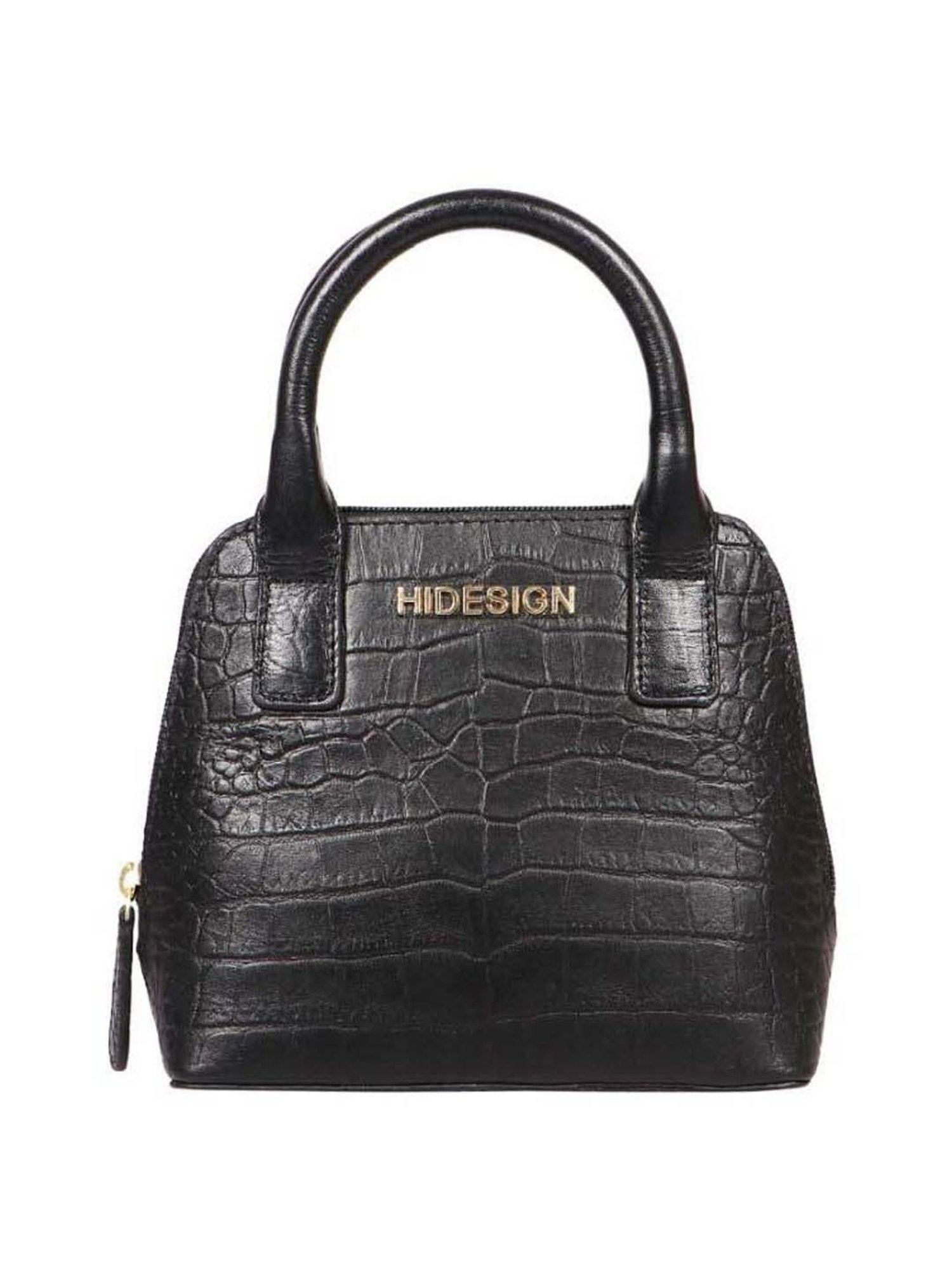 Hidesign Mothers Day Madre 01 Black Textured Small Handbag