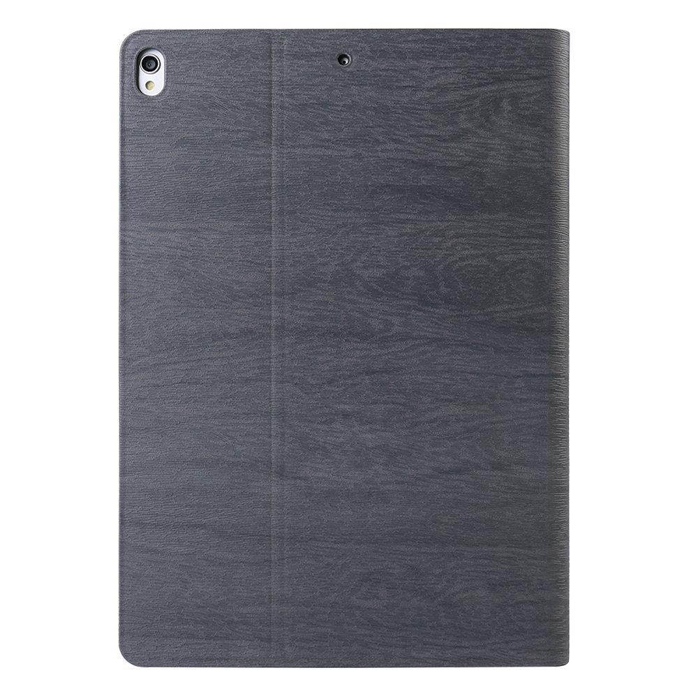 SumacLife Vintage Grain Protective Portfolio Case for Apple iPad Pro 10.5 Models (Exact Classic Black - DF_IPPLEA361