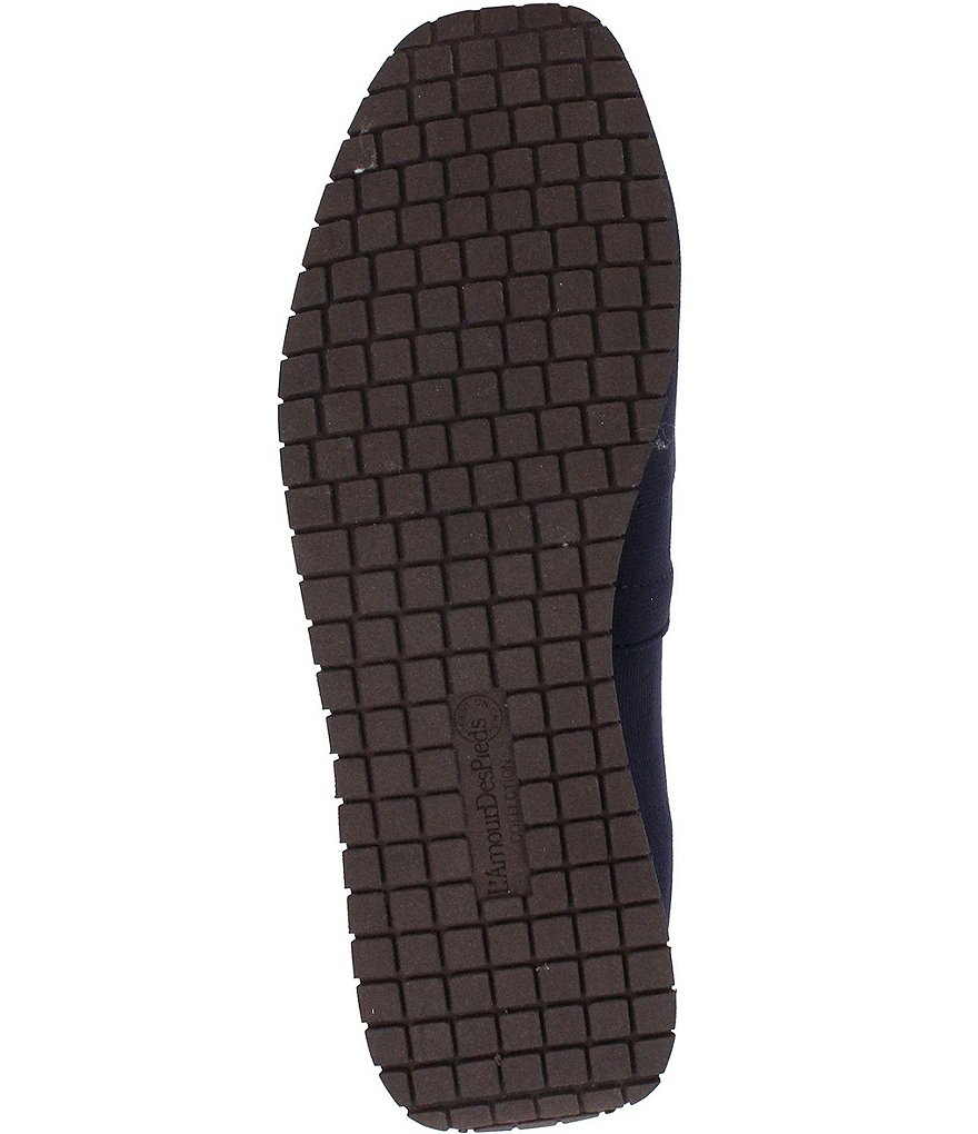 L'Amour Des Pieds Tumai Stretch Fabric Slip Ons
