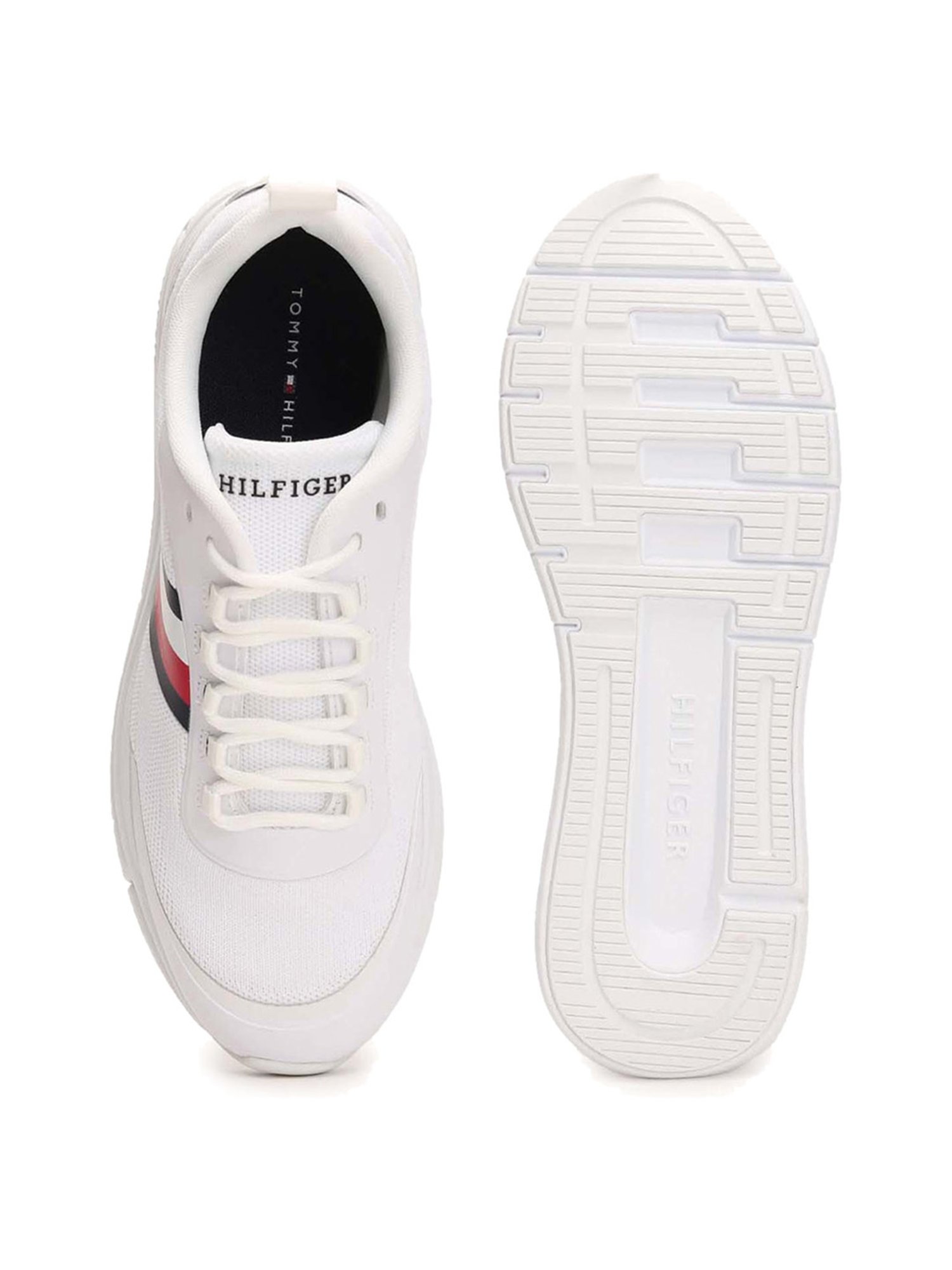 Tommy Hilfiger Men's White Casual Sneakers