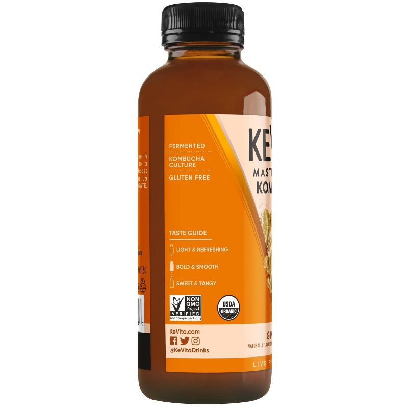 KeVita Ginger Master Brew Kombucha - 15.2 fl oz