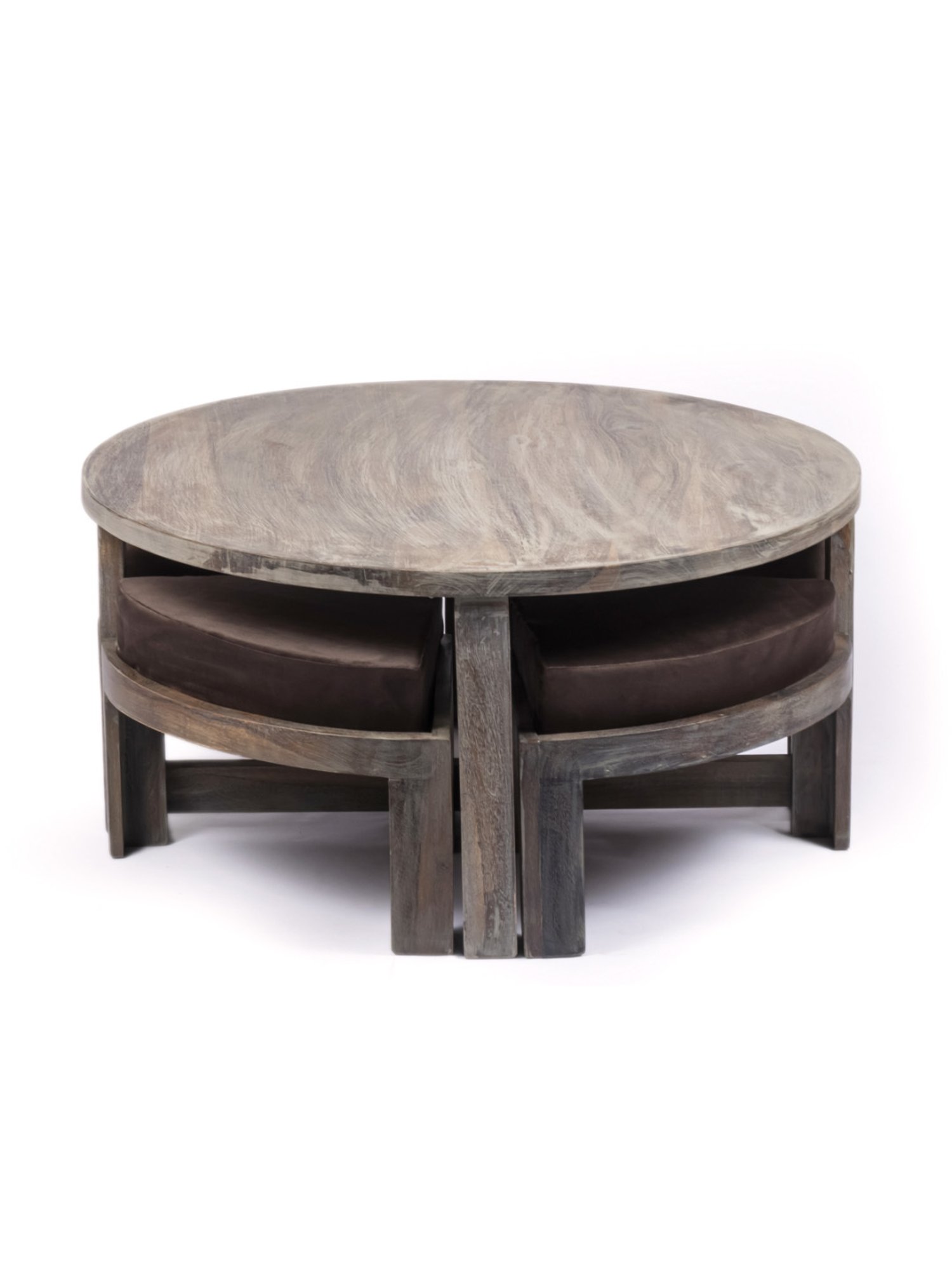 Glass Oval Living Room Metal Coffee Table - Saracina Home