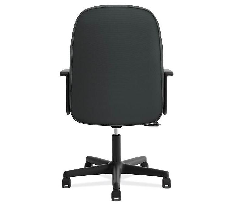 Basyx VL601 Series Executive High-Back Swivel/Tilt Chair Charcoal Fabric/Black Frame VL601VA19