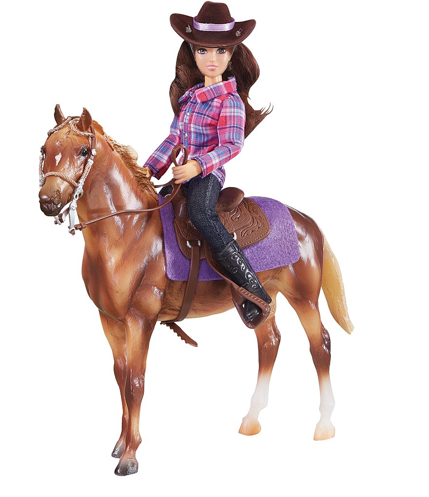 Breyer Western Horse & Rider Figurine