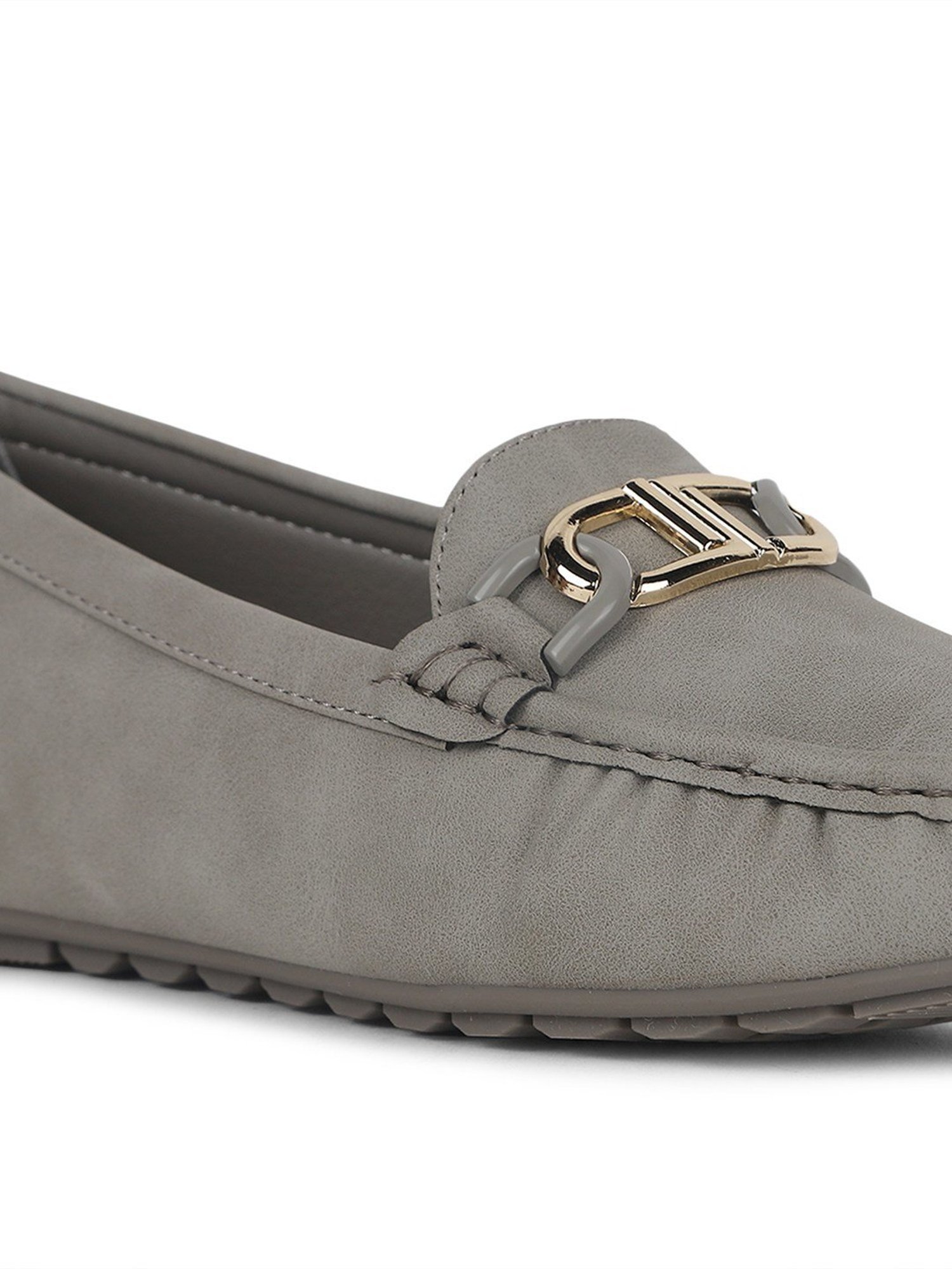 Bata Comfit by Bata Women's CATHINA Grey Loafers