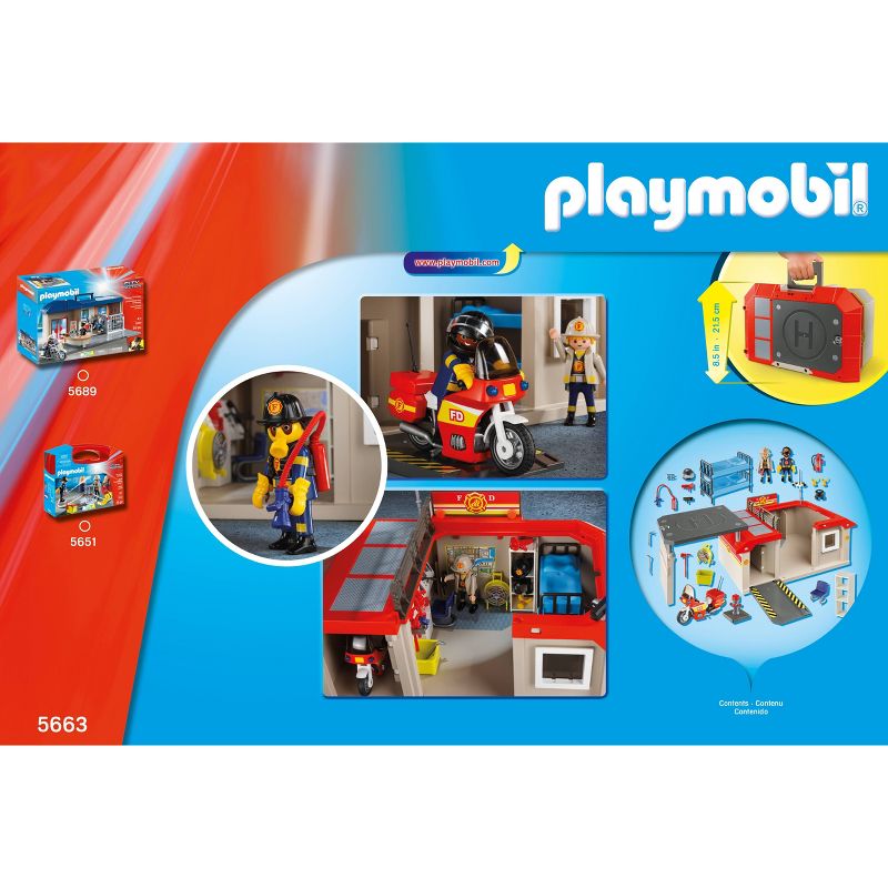 Playmobil Take Along Fire Station