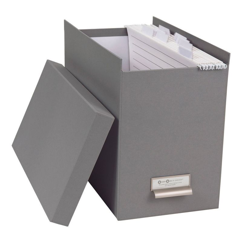 John File Box Gray - Bigso Box of Sweden