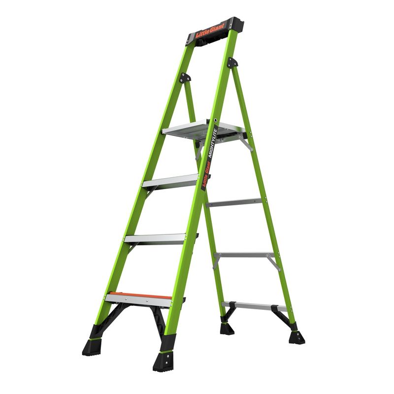 Little Giant Ladder Systems 6' model ANSI Type IAA 375 lb rated fiberglass Stepstool Apple Green