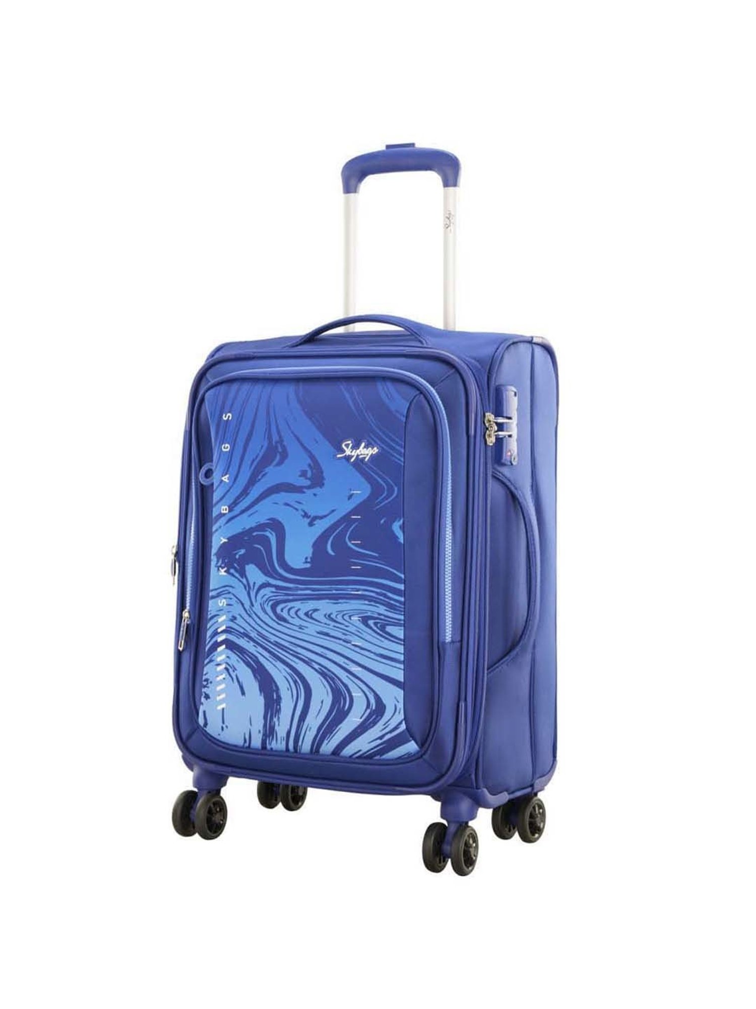 Skybags Blue Small Soft Cabin Trolley - 41 cm