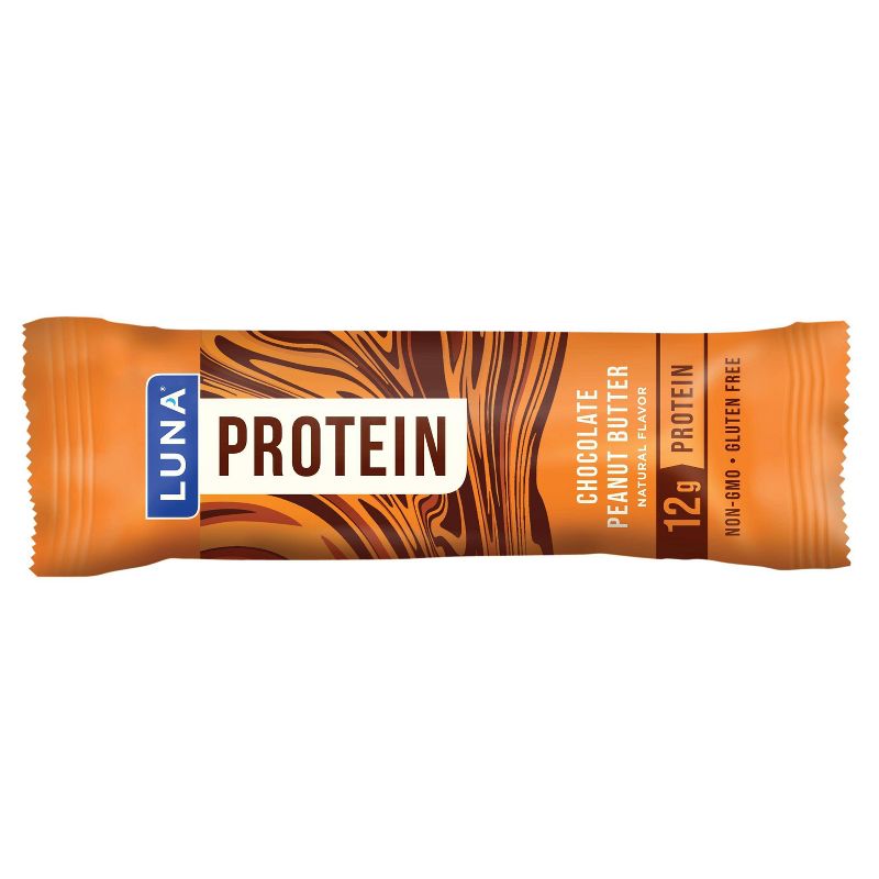 LUNA Protein Chocolate Peanut Butter Nutrition Bar - 1ct