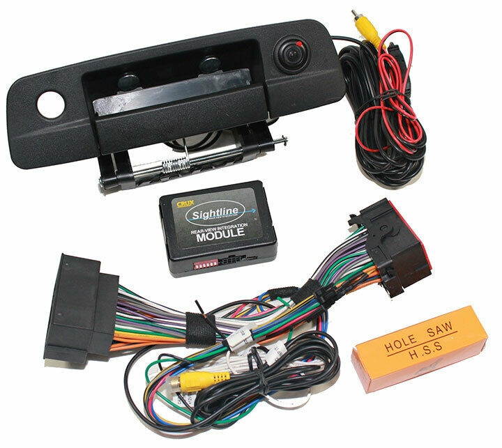 Crux RVCCH75D Crux Rear-View Integration System with Handle & Camera for Dodge RAM 2013-Up