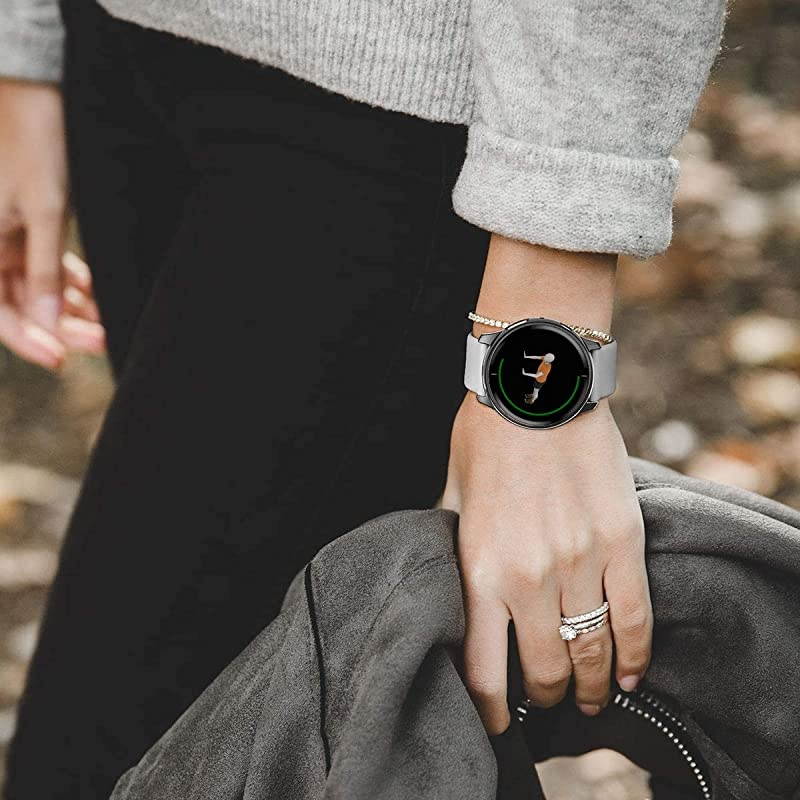 Compatible for Garmin Venu Case,  All-Around Protective TPU Bumper Cover Screen Protector Case Cover Compatible for Garmin Venu GPS Smartwatch (Black)