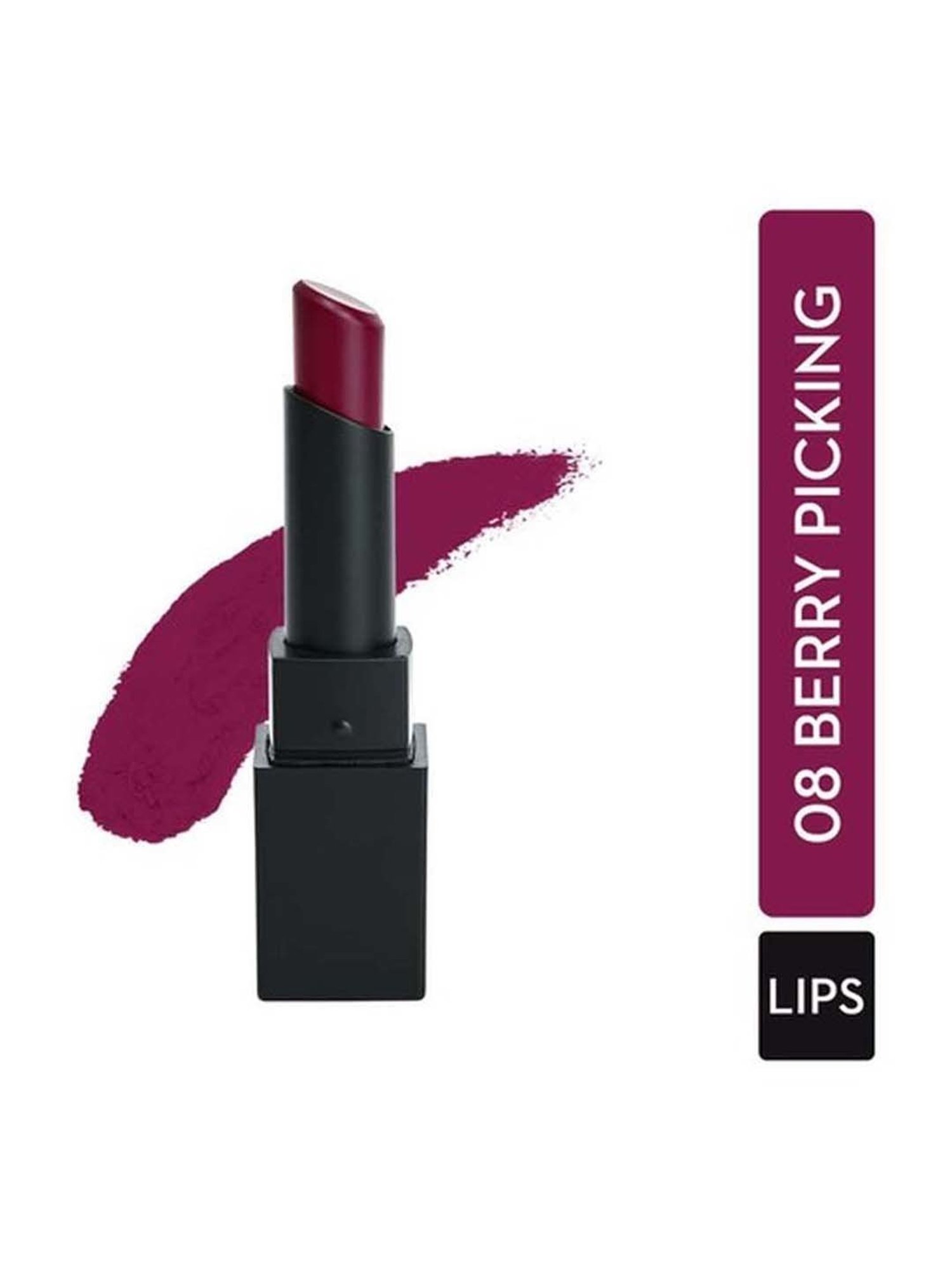 Sugar Cosmetics Nothing Else Matter Longwear Lipstick 08 Berry Picking - 3.5 gm