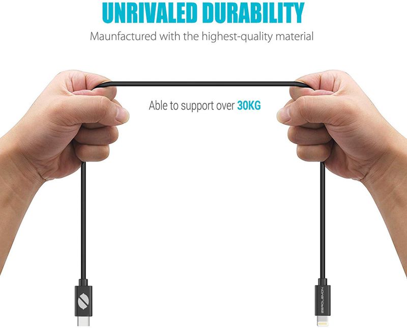 Mfi Certified Lightning to USB C Cable, ZeroLemon SuperFast Charging Cable Support Fast Charge Power Delivery Compatible with iPhone 11/11 Pro/11 Pro Max, New iPad MacBook (3.2Feet)