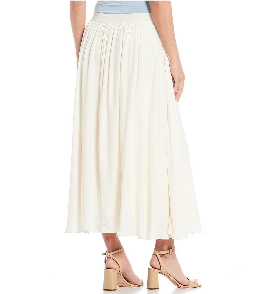 Donna Karan New York Flowy Flared Pull-On Skirt