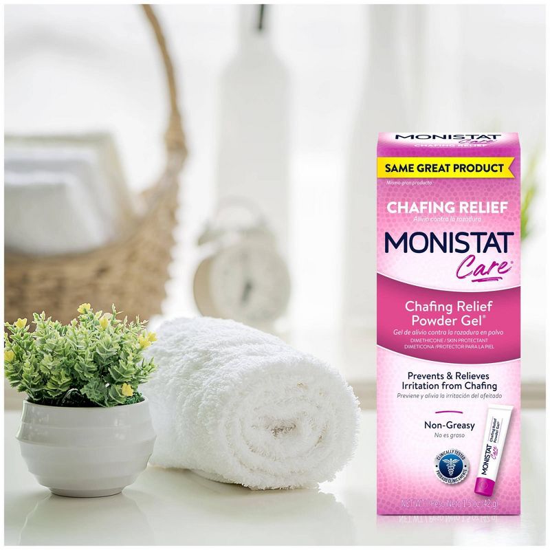 MONISTAT Care Chafing Relief Powder Gel, Anti-Chafe Protection - 1.5 oz