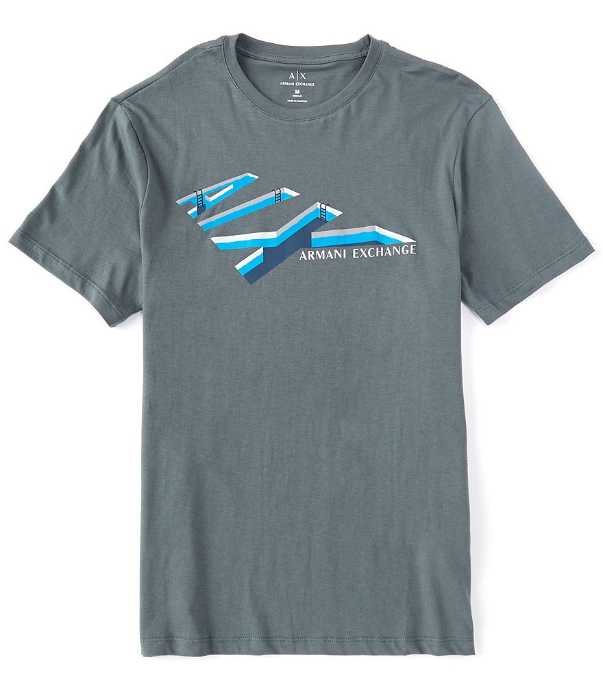 Armani Exchange Pool Graphic Short-Sleeve Tee