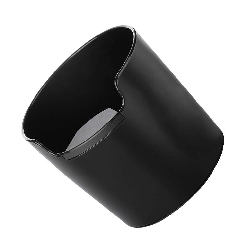 1pc Black Recycling Plastic Coffee Slag Bucket Espresso Dump Bin Coffee Knock Box