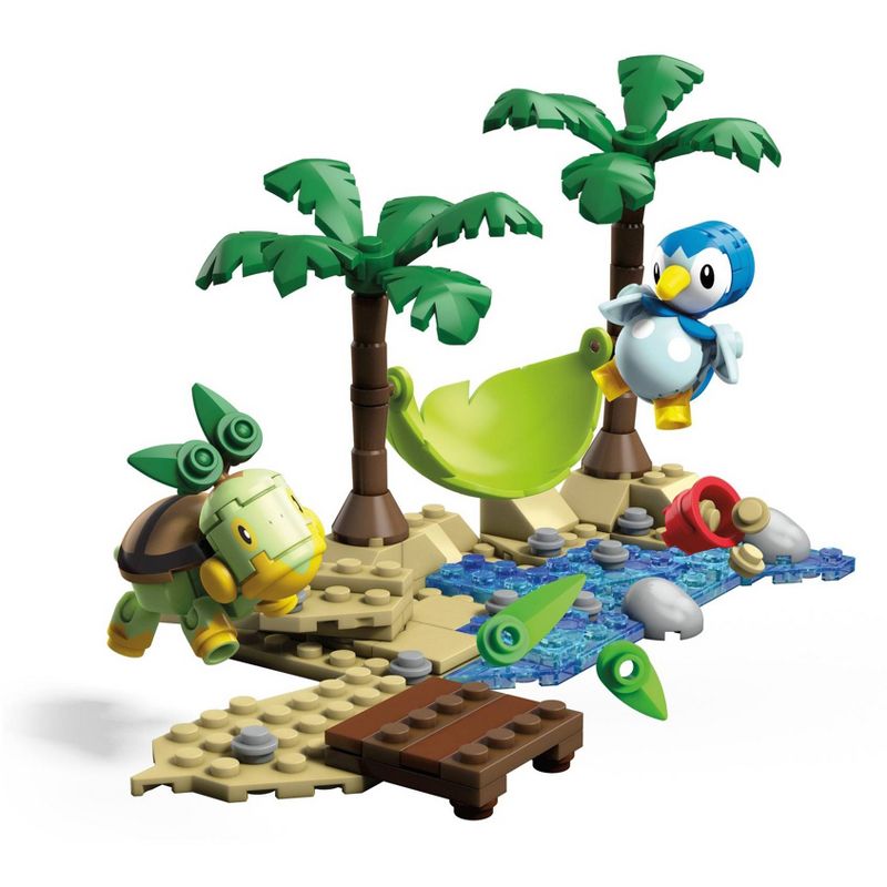 Mega Construx Pokemon Piplup vs. Turtwig Construction Set