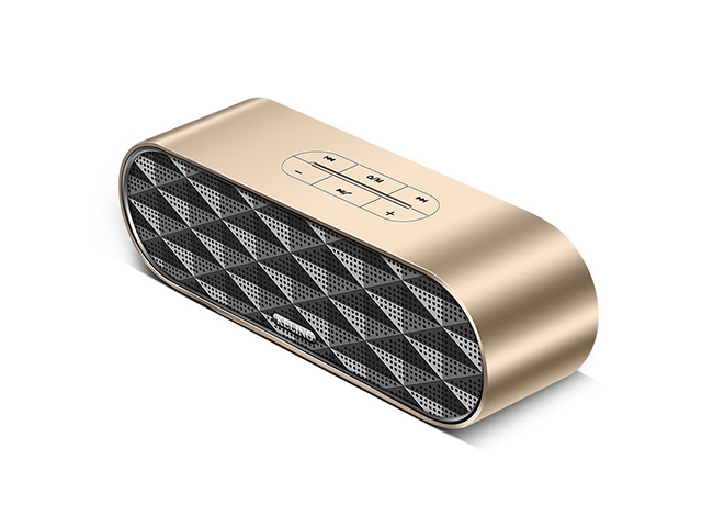 Autofeel Subwoofer Bluetooth Speaker Hifi Dual Bass Loudspeakers Wireless Stereo Metal Column FM Radio Soundbar Mini Portable Speakers Support TF Handsfree Mic For iPhone Samsung Phone Computer