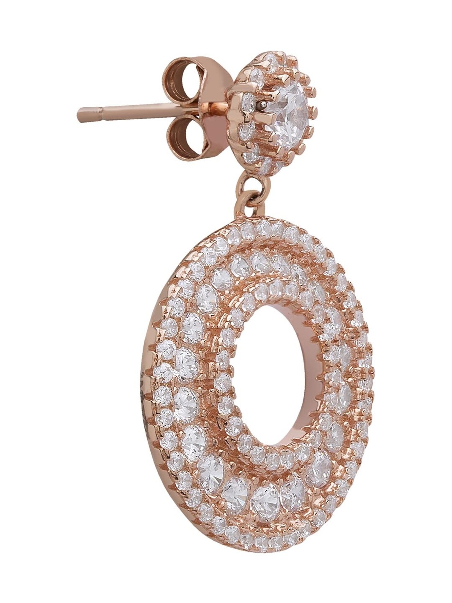 Anayra 92.5 Sterling Silver Classic Earrings for Women