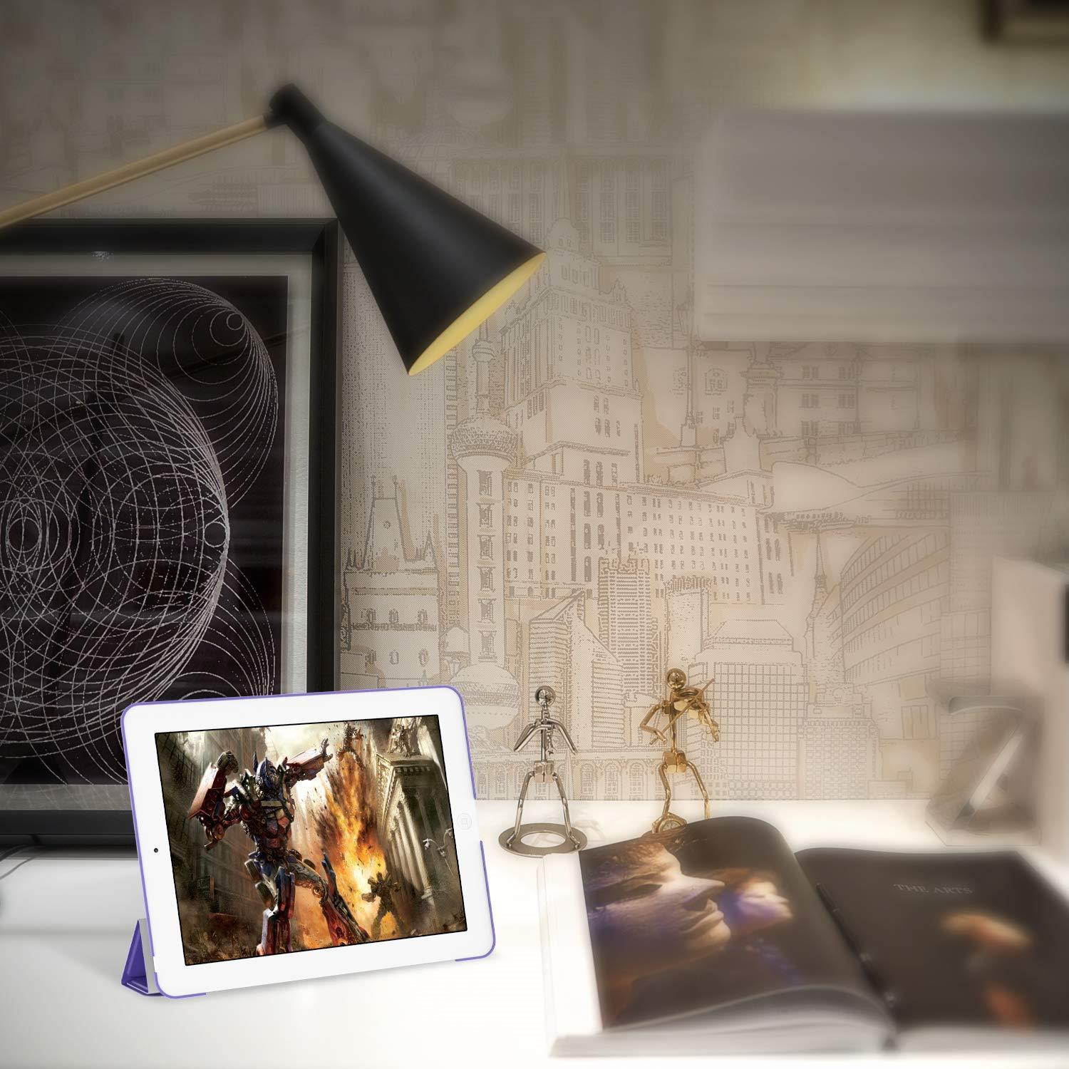 JETech Case for Apple iPad 2 3 4 (Old Model) Smart Cover with Auto Sleep/Wake (Purple)