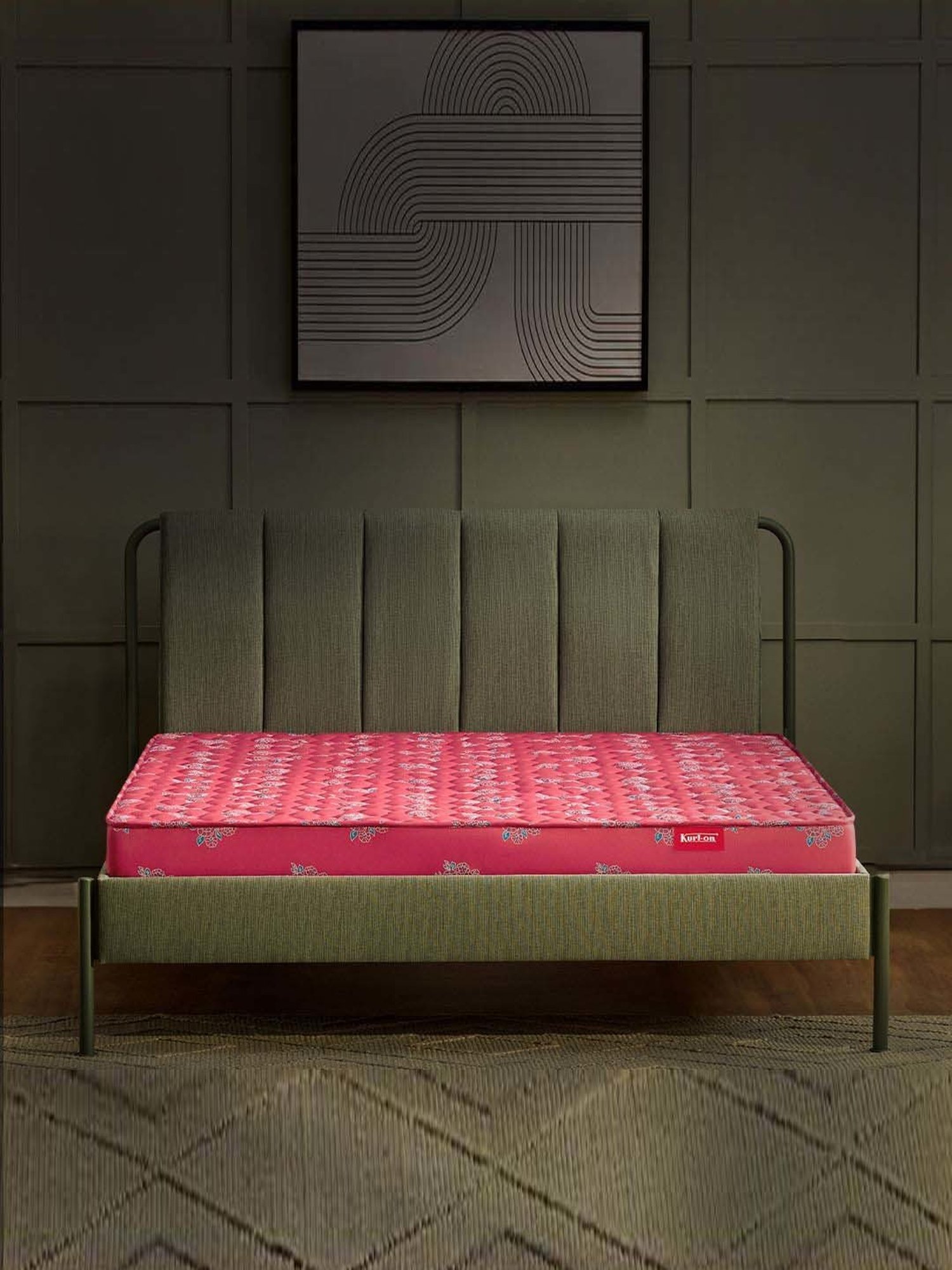 Kurlon Teensy Pink Bonded Foam Single Size Bed Mattress