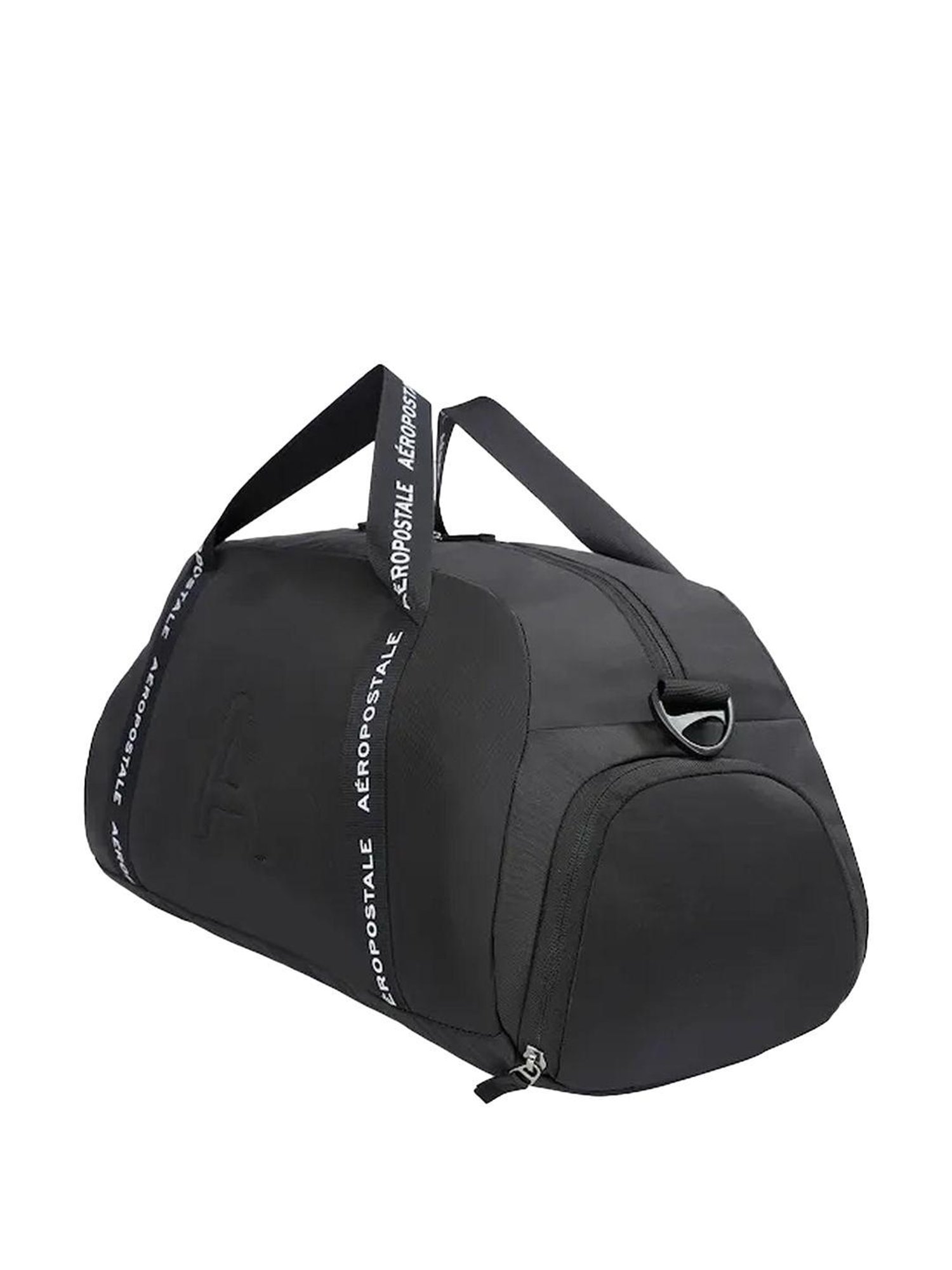 Aeropostale Byron Black Solid Duffle Bag