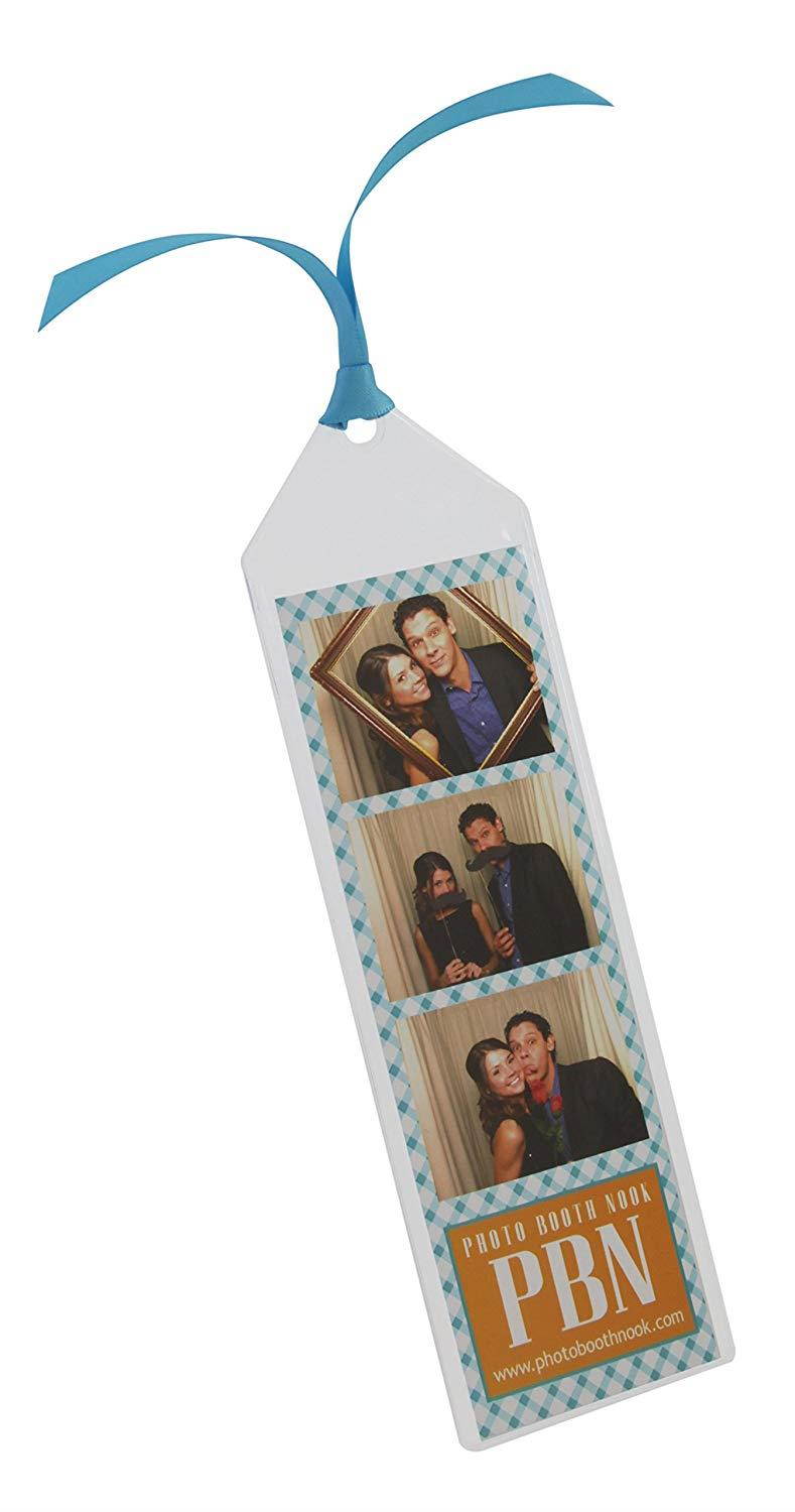 100 Premium Vinyl Photo Booth Bookmark Sleeves 2 1/4 X 6 1/4 for Wedding